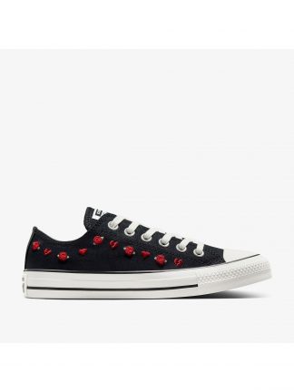 کفش کتانی زنانه مشکی طرحدار مدل CHUCK TAYLOR ALL STAR کانورس تصویر ۱