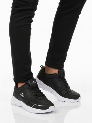 کفش اسپرت مردانه مشکی بند دار اسلازنگر تصویر ۱