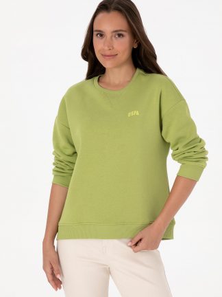 سویشرت زنانه پسته یو اس پولو