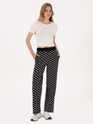 شلوار راحتی زنانه مشکی پیرکاردین