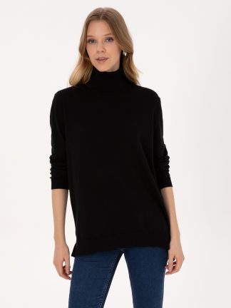 پلیور زنانه مشکی پیرکاردین