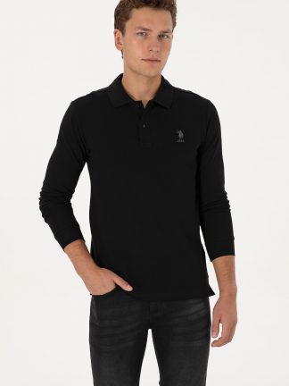 سویشرت مردانه مشکی یو اس پولو