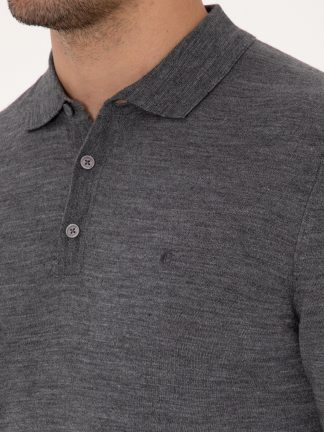 پلیور مردانه خاکی ملانژ کاشارل