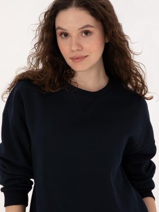 سویشرت زنانه سرمه ای یو اس پولو