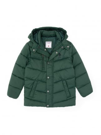 کاپشن پسرانه سبز تیره یو اس پولو