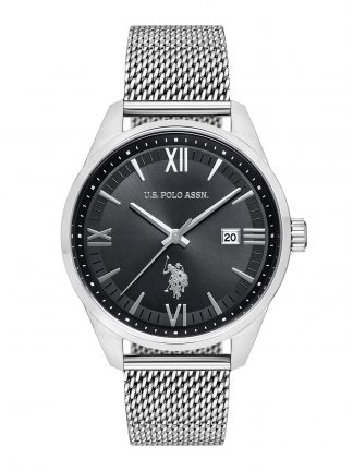 ساعت مچی مردانه خاکستری روشن یو اس پولو