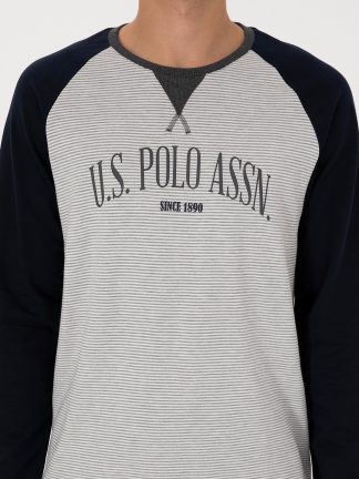 لباس راحتی مردانه سرمه ای یو اس پولو