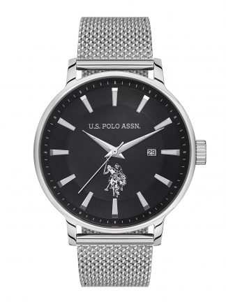 ساعت مچی مردانه خاکستری یو اس پولو