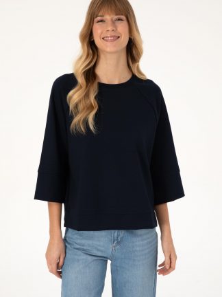 سویشرت زنانه سرمه ای یو اس پولو