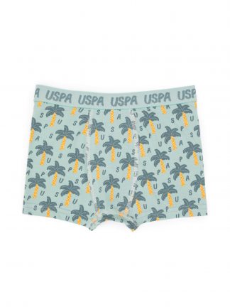 شورت پسرانه آبی فیروزه ای یو اس پولو