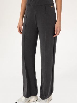 شلوار راحتی زنانه خاکستری تیره یو اس پولو