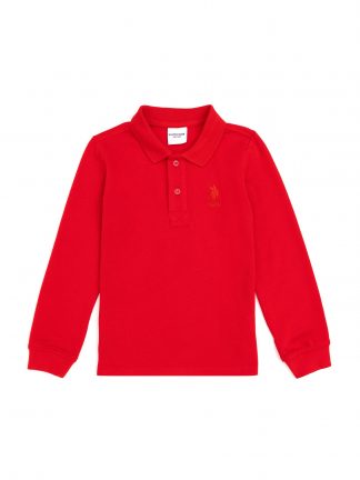 پلیور پسرانه قرمز یو اس پولو