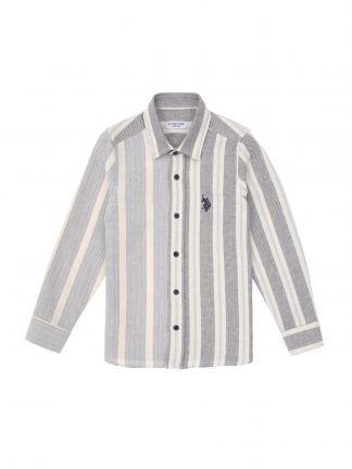 پیراهن پسرانه آبی تیره یو اس پولو