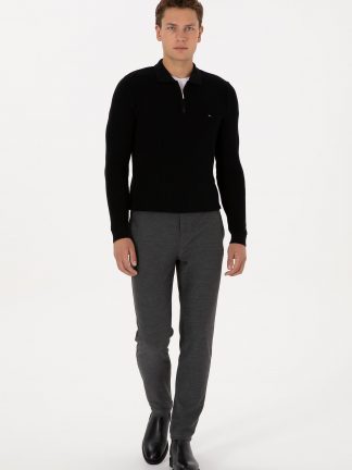 پلیور مردانه مشکی یو اس پولو