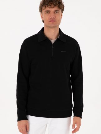 سویشرت مردانه مشکی یو اس پولو