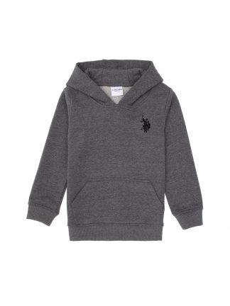 هودی پسرانه خاکستری تیره یو اس پولو