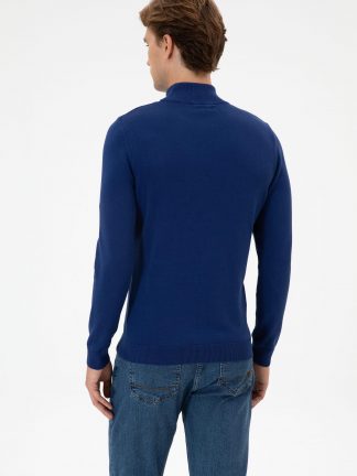 پلیور مردانه نیلی یو اس پولو