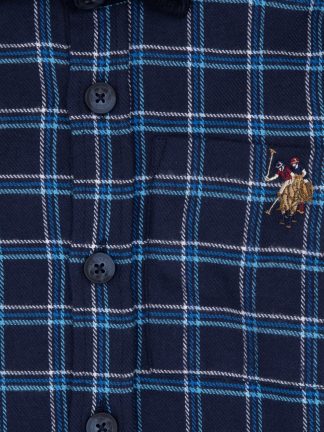 پیراهن پسرانه نیلی یو اس پولو