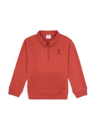 سویشرت پسرانه گلبهی یو اس پولو