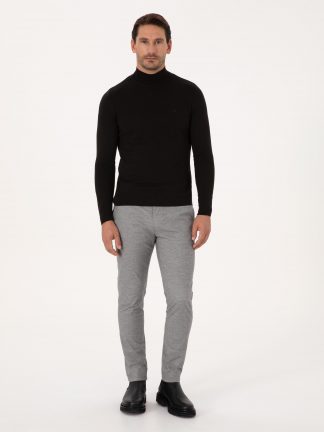 شلوار کتان مردانه خاکستری کاشارل