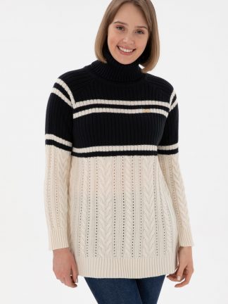 تونیک زنانه سرمه ای یو اس پولو