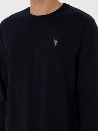 لباس راحتی مردانه سرمه ای یو اس پولو