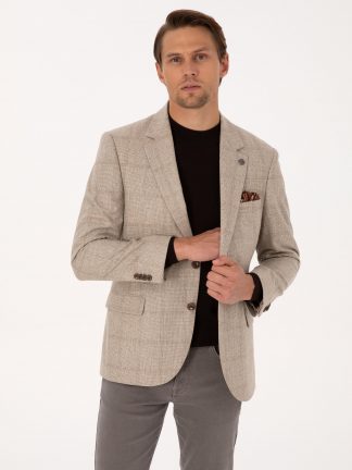 کت مردانه بژ پیرکاردین