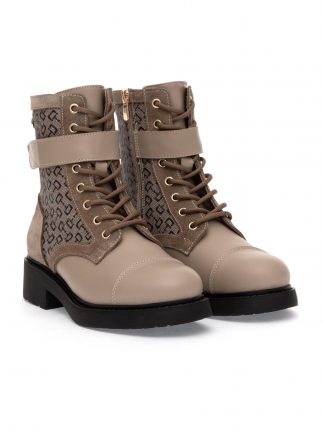 نیم بوت زنانه بژ یو اس پولو