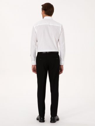 شلوار پارچه ای مردانه مشکی پیرکاردین