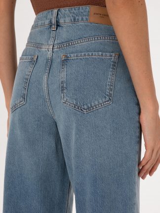 شلوار جین وایدلگ زنانه آبی پیرکاردین