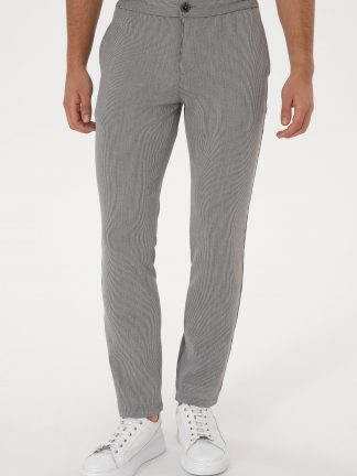 شلوار کتان مردانه خاکستری روشن یو اس پولو