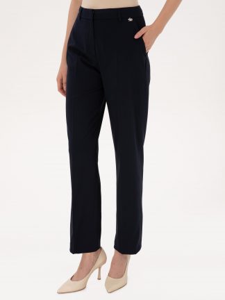 شلوار پارچه ای زنانه سرمه ای پیرکاردین