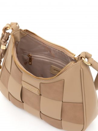 کیف دوشی زنانه بژ پیرکاردین