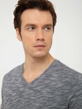 تی شرت مردانه سرمه ای کاشارل