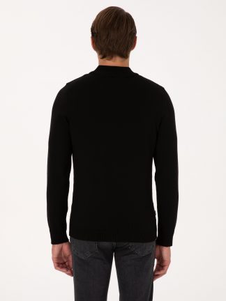 پلیور مردانه مشکی پیرکاردین