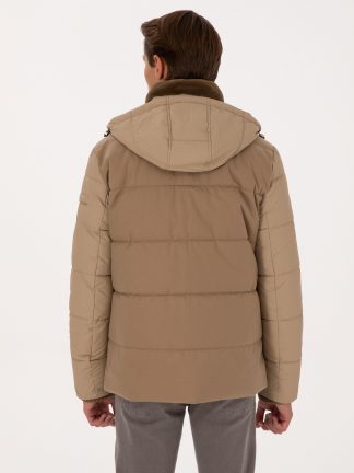 کاپشن مردانه شتری پیرکاردین