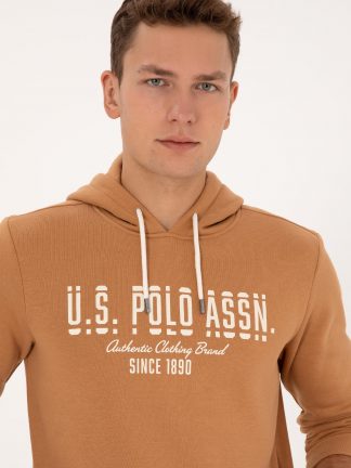 هودی مردانه شتری یو اس پولو