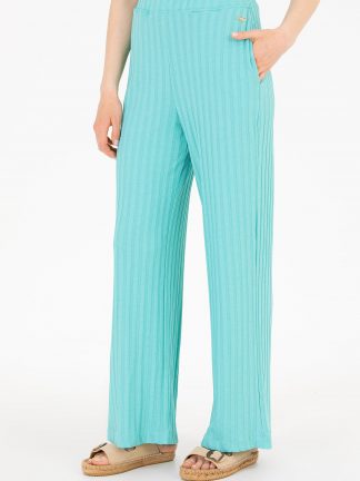 شلوار راحتی زنانه نعنایی یو اس پولو