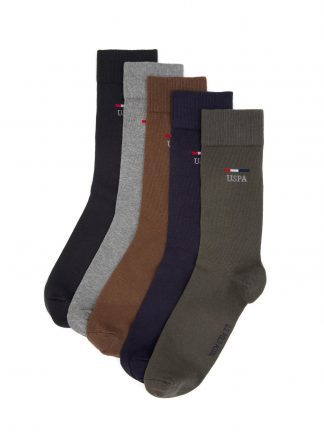 جوراب مردانه خاکی روشن یو اس پولو