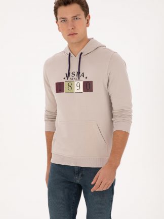 هودی مردانه طوسی یو اس پولو