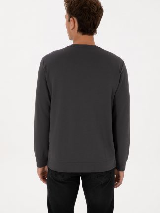 سویشرت مردانه خاکستری یو اس پولو