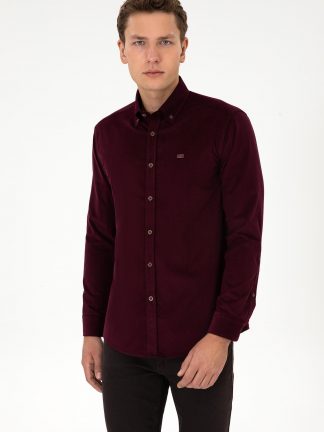 پیراهن آستین بلند مردانه آلو یو اس پولو