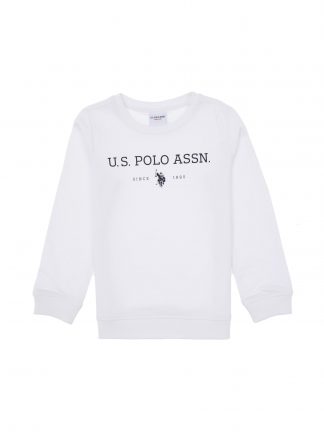 سویشرت پسرانه سفید یو اس پولو