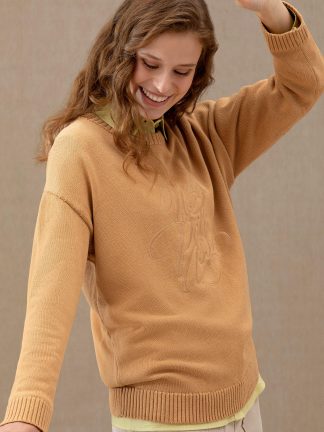 پلیور زنانه بژ یو اس پولو