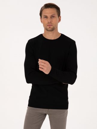 پلیور مردانه مشکی پیرکاردین