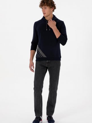 هودی مردانه سرمه ای یو اس پولو