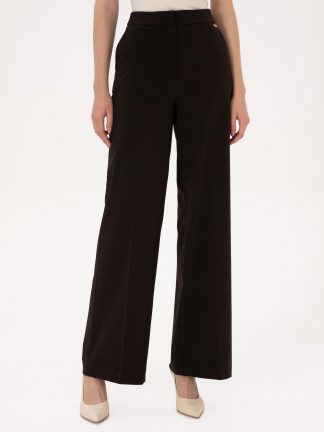 شلوار پارچه ای زنانه قهوه ای پیرکاردین