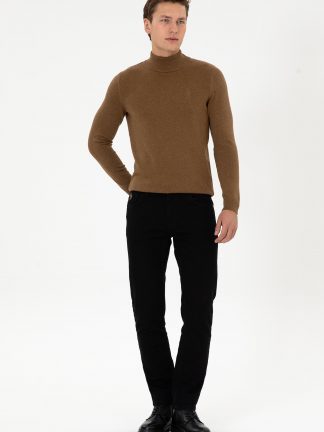 شلوار جین راسته مردانه مشکی یو اس پولو