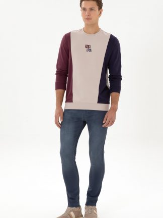 سویشرت مردانه طوسی یو اس پولو