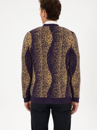 ژاکت مردانه زرشکی یو اس پولو